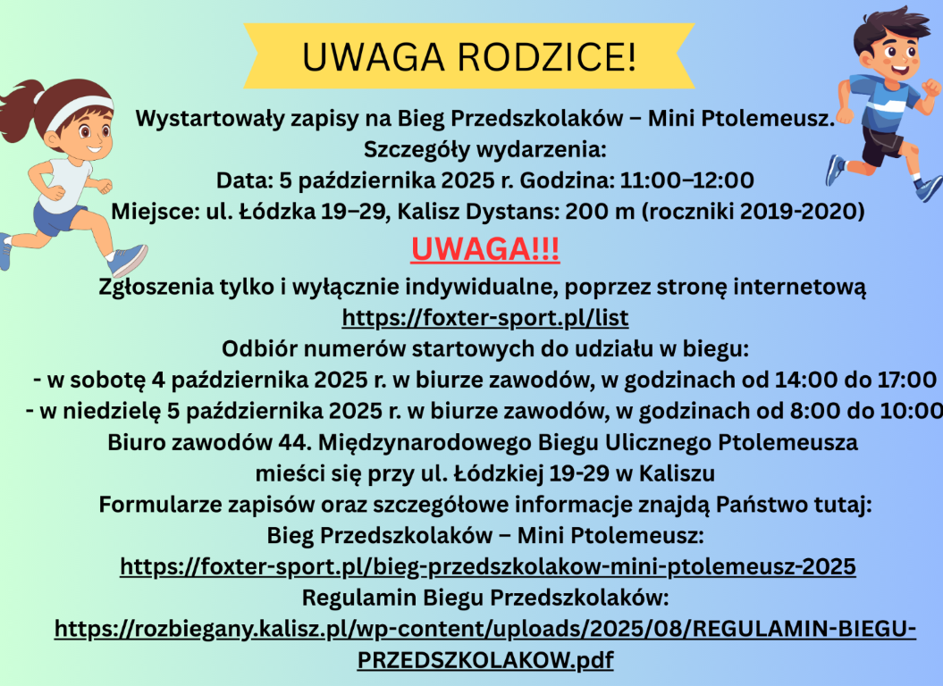 Bieg Przedszkolaka
